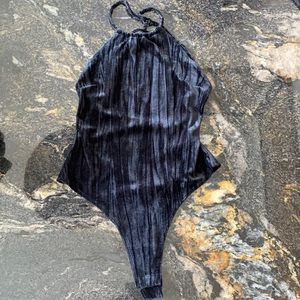Urban Outfitters velvet body suit